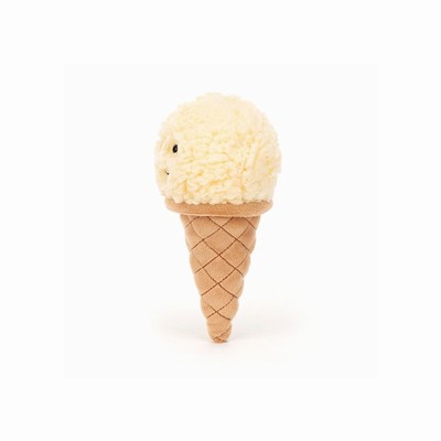 Jellycat Irresistible Ice Cream Vanilla USA | 20341PTJB